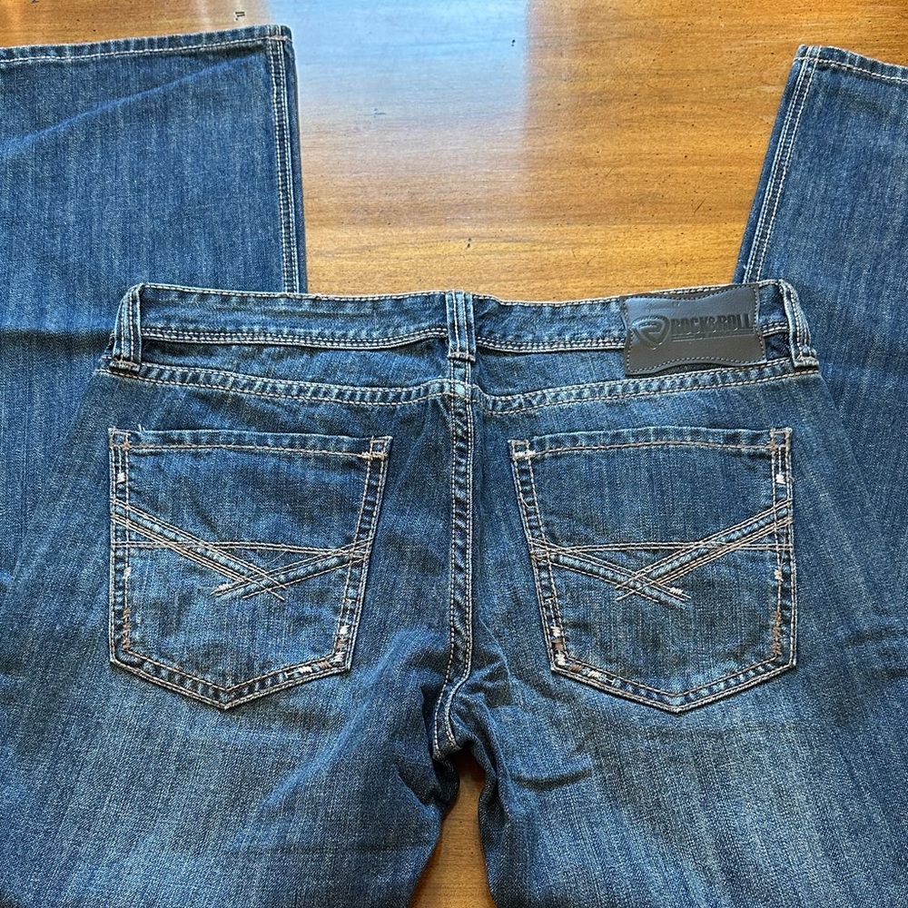 NWOT Rock & Roll Denim Men’s Pistol Straight Leg Jeans 36x34